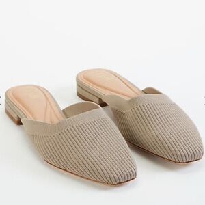 J. Jill Millie Ribbed Slip On Mules Flats NWT Women’s Size 8.5